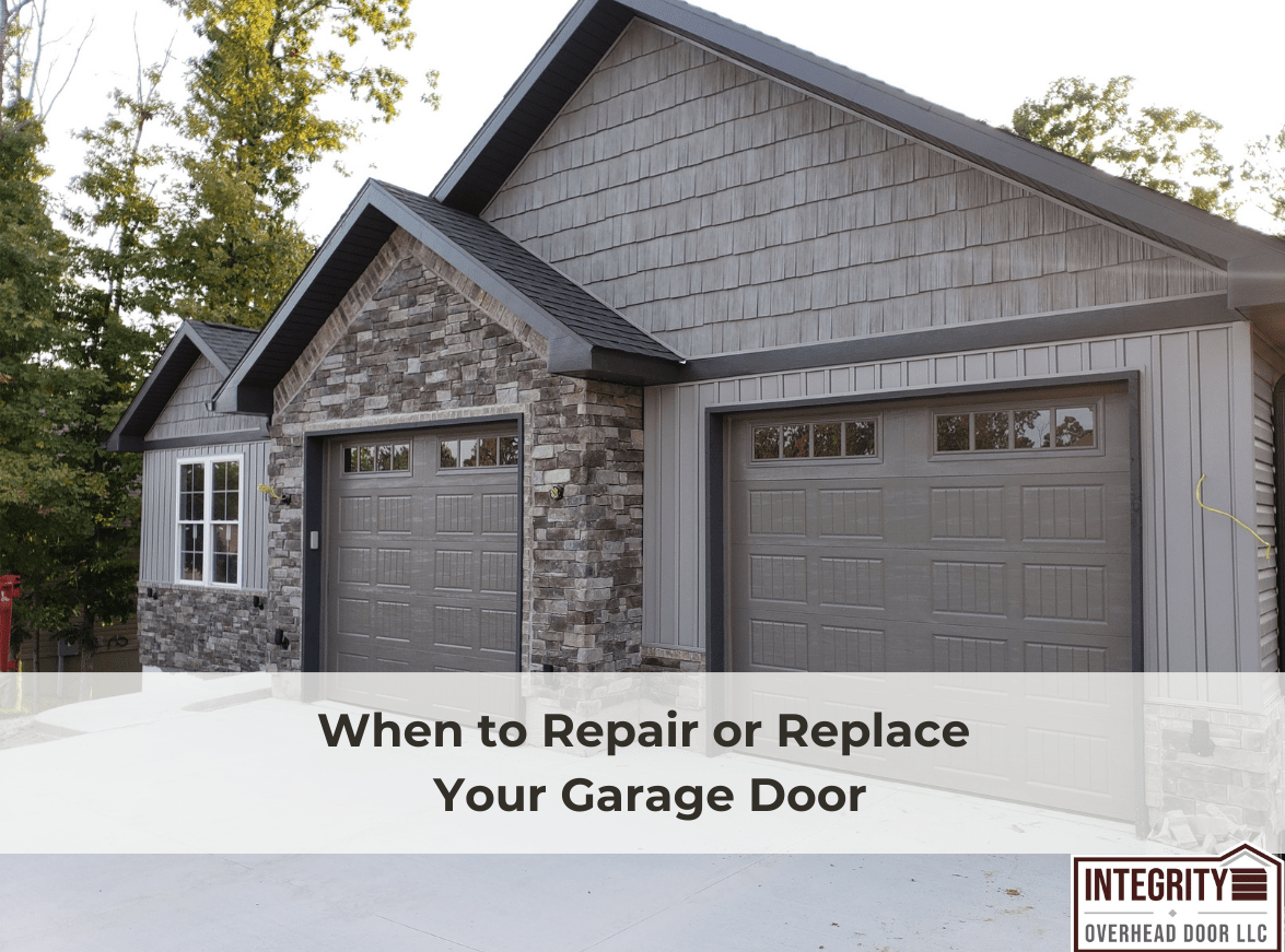 When to Repair or Replace Your Garage Door